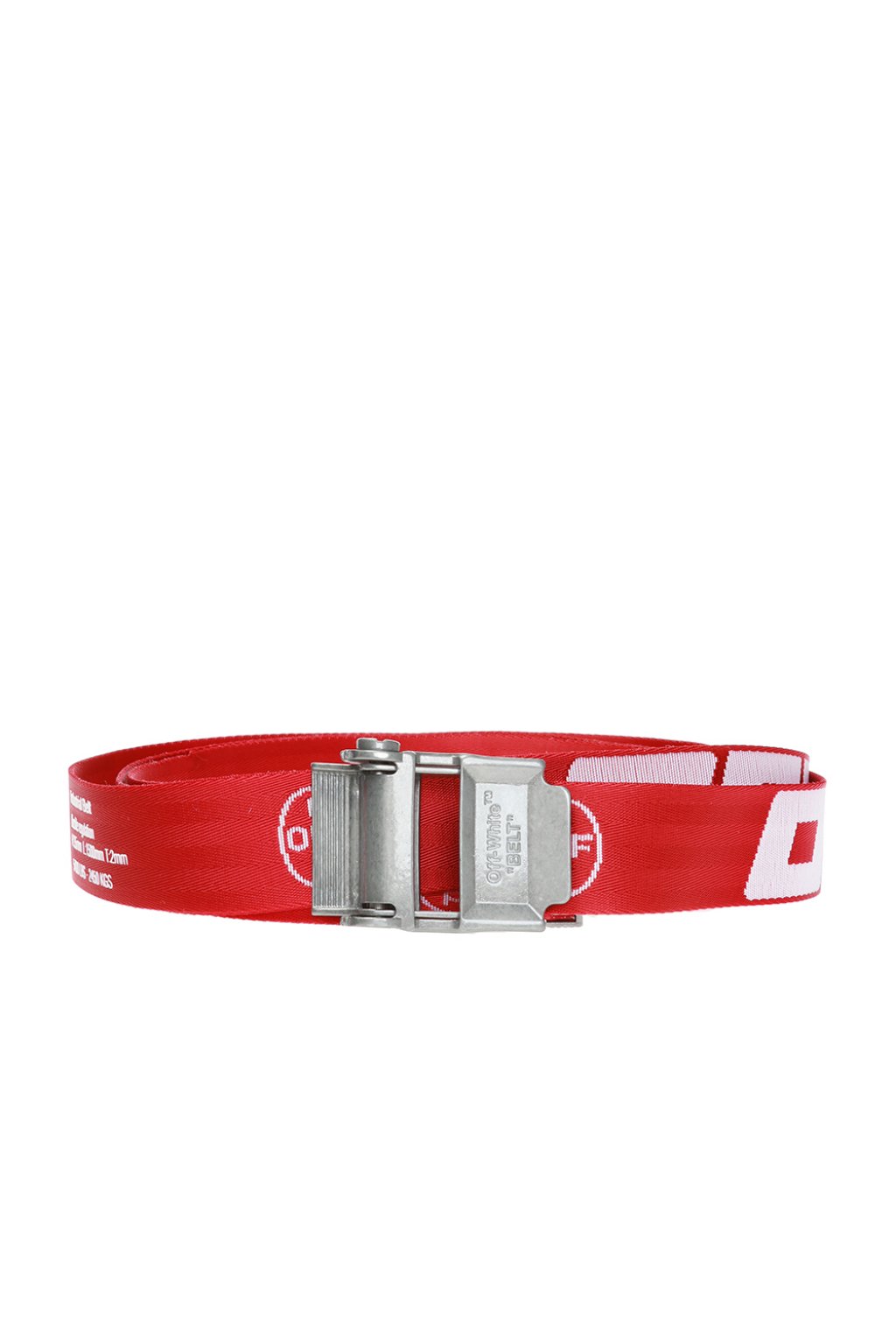 Off white belt outlet red and white